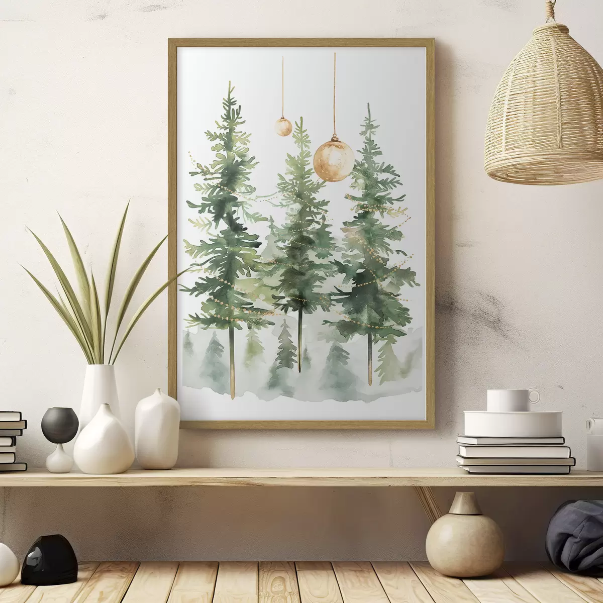 Poster Árboles de Navidad f46611