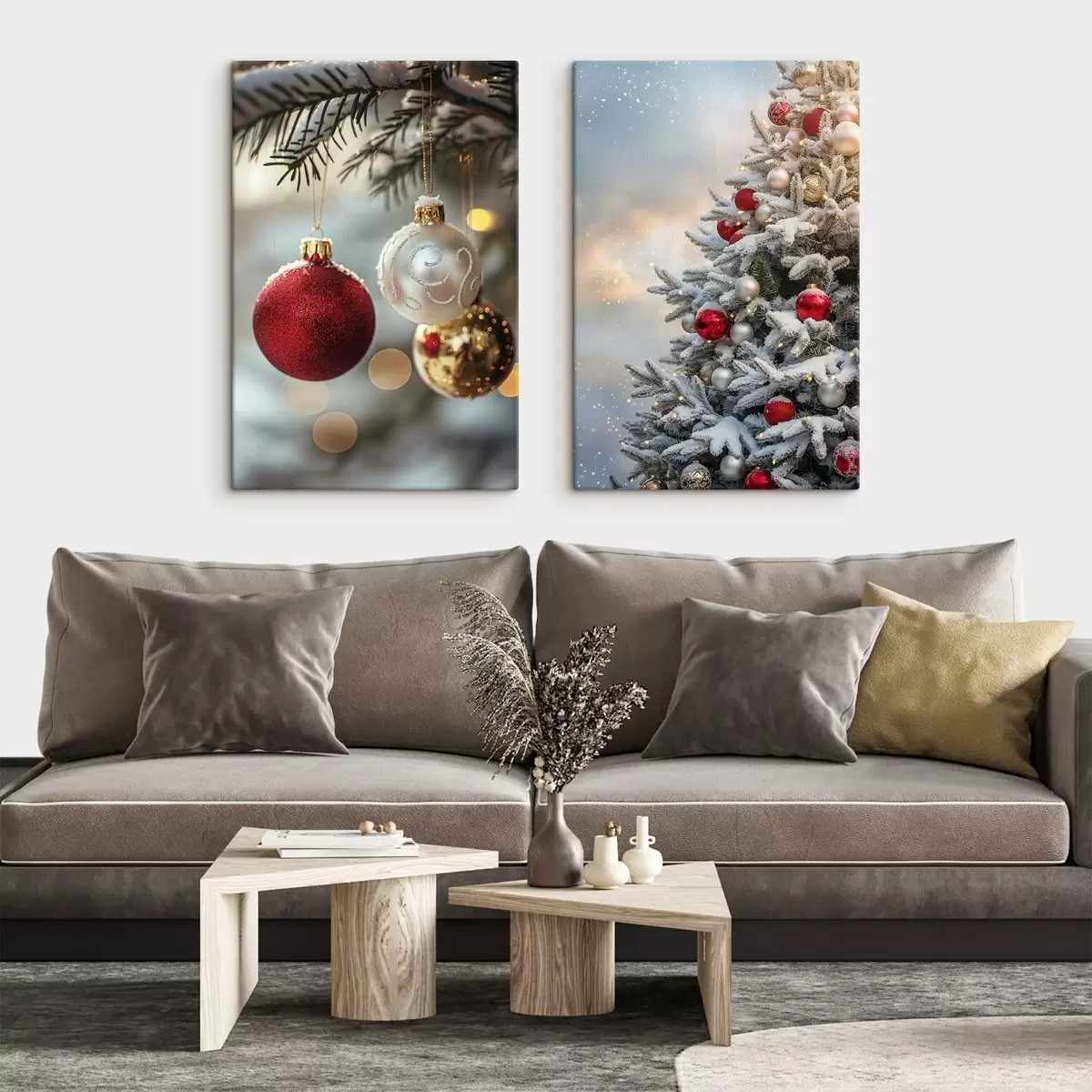 murales de pared Milagro navideño m00954