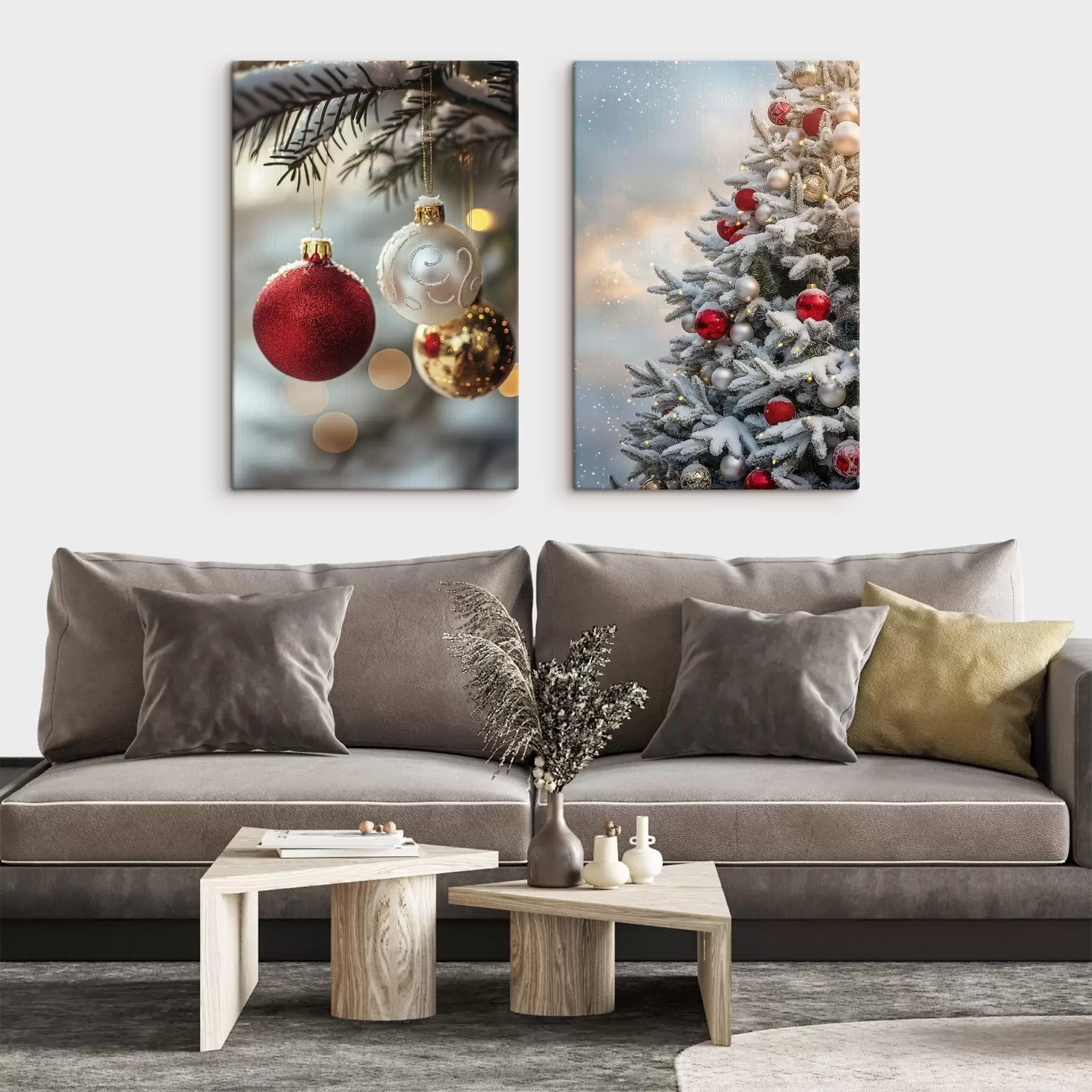 murales de pared Milagro navideño m00954