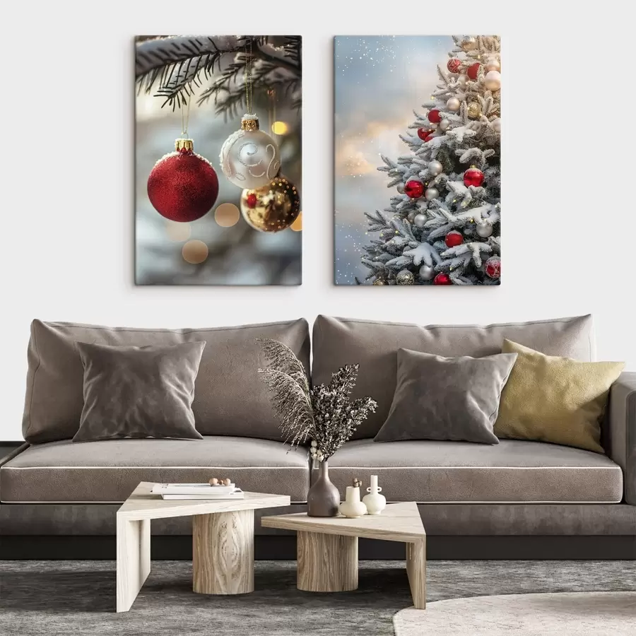 murales de pared Milagro navideño m00954