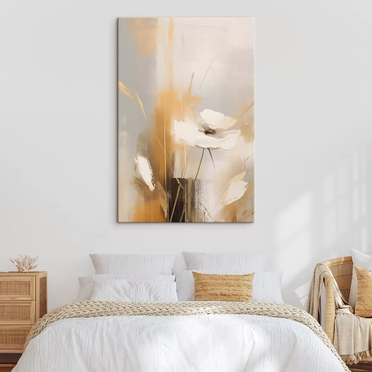 murales de pared Flor silvestre abstracta s46453