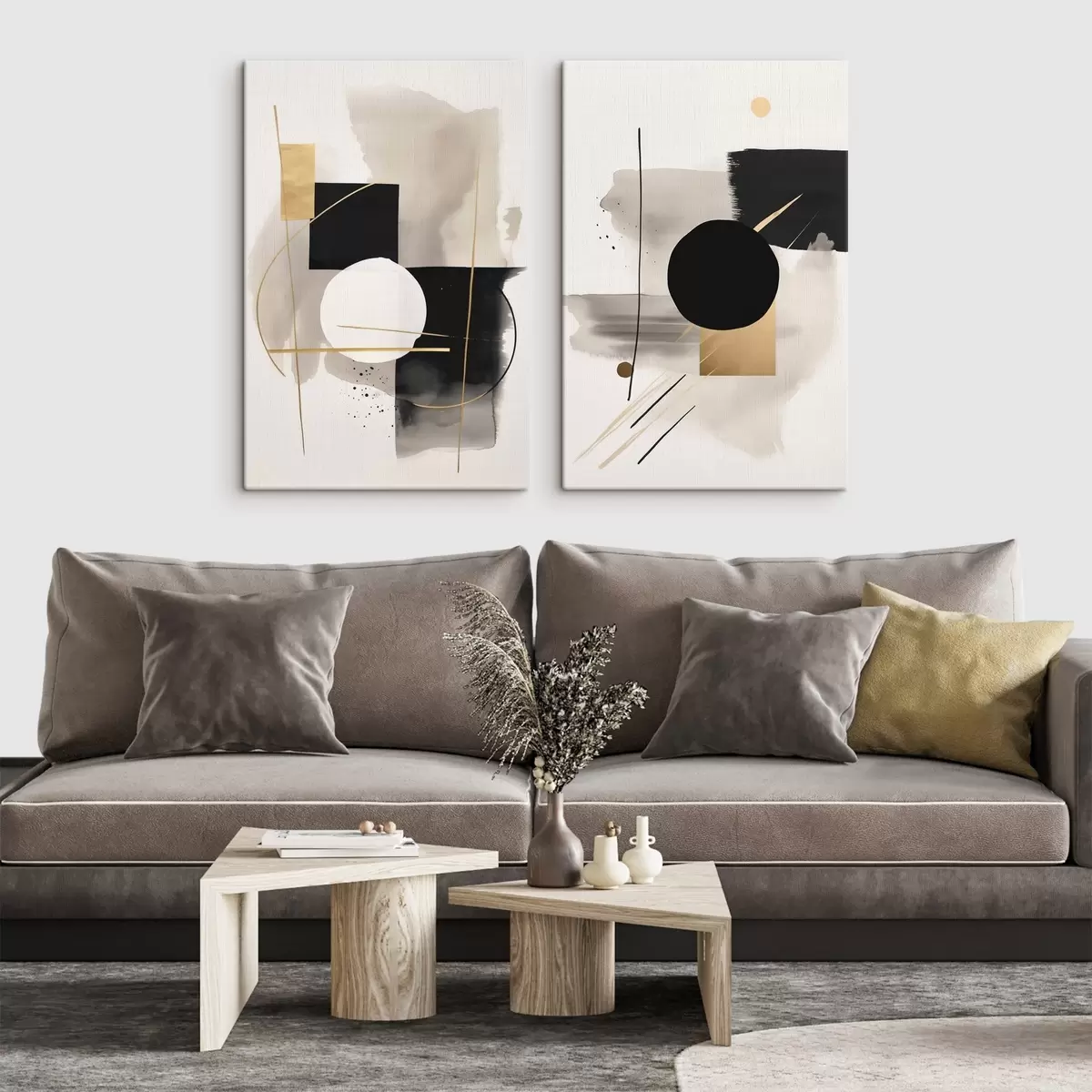 murales de pared Abstracciones con formas m00940