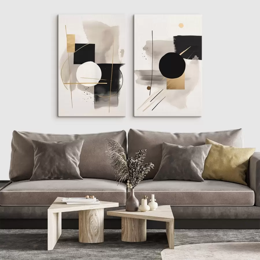 murales de pared Abstracciones con formas m00940