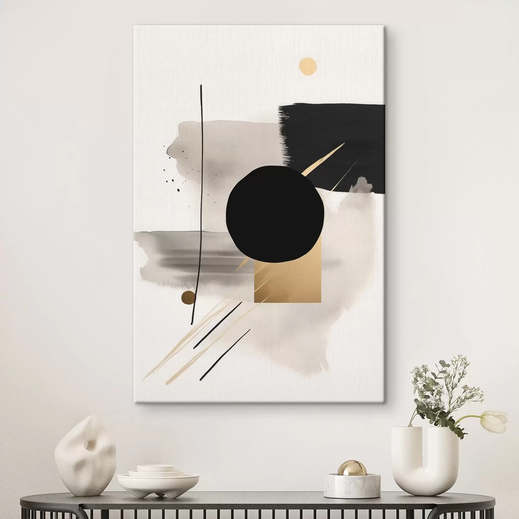 murales de pared Abstracciones con formas s46572