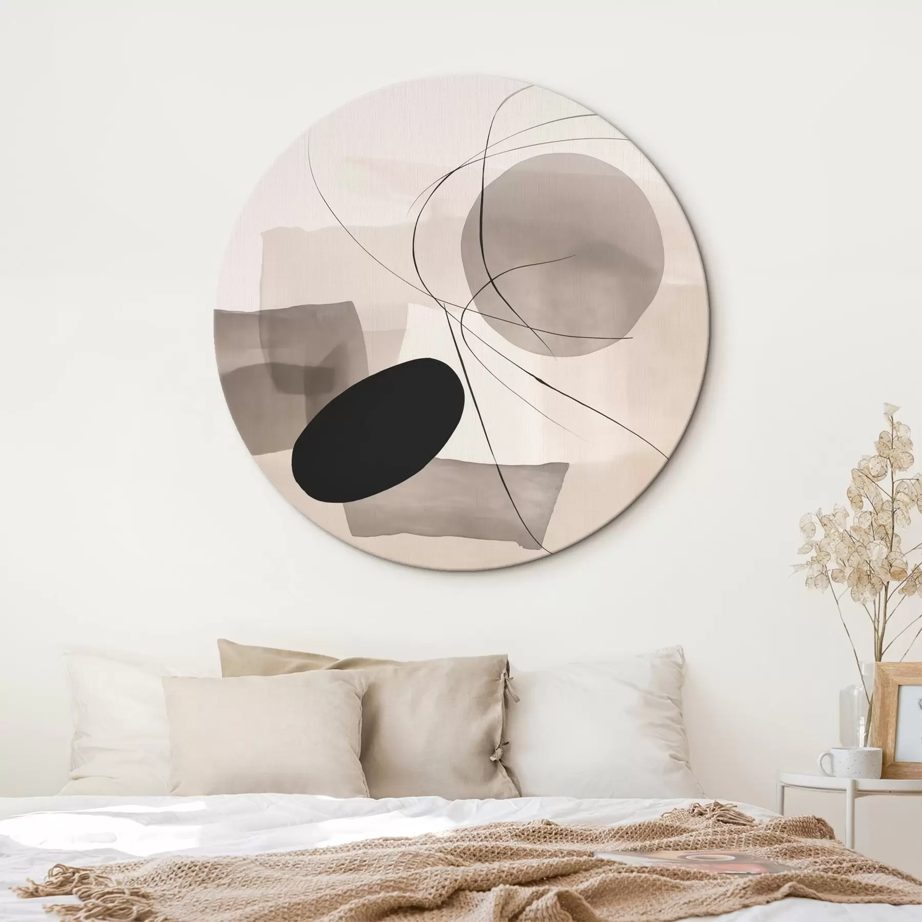 murales de pared Formas abstractas con líneas r46455