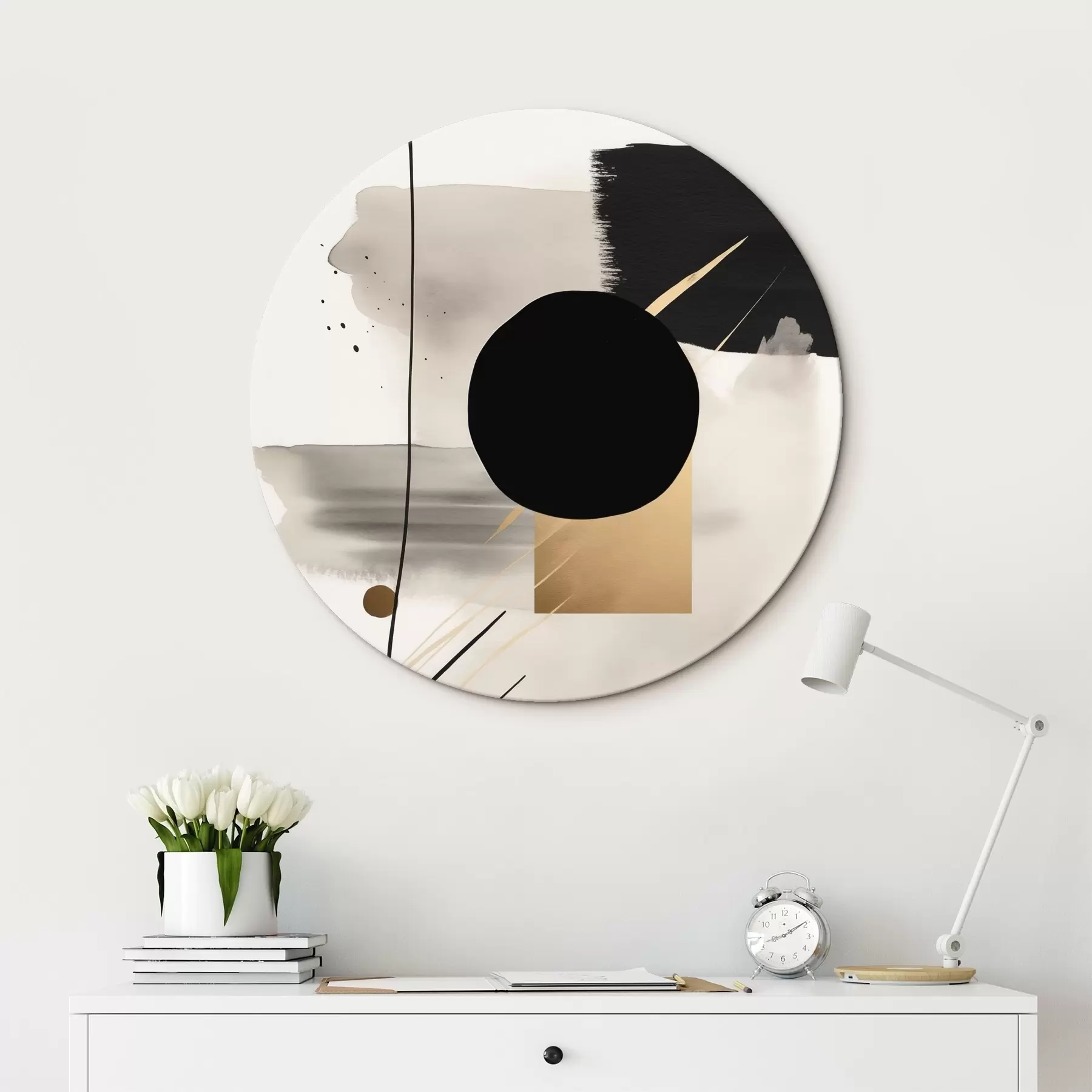 murales de pared Abstracciones con formas r46572