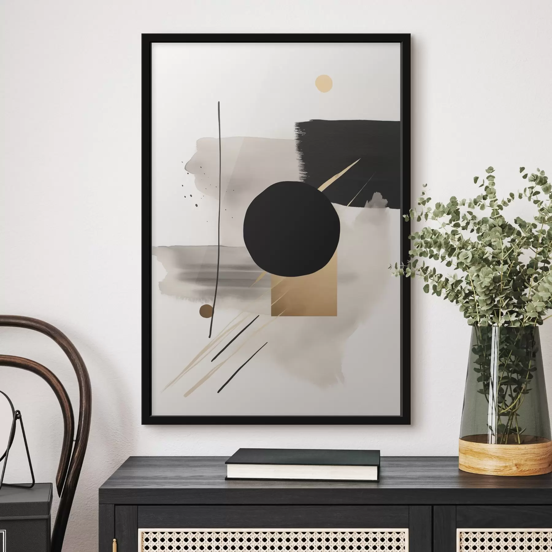 murales de pared Abstracciones con formas f46572