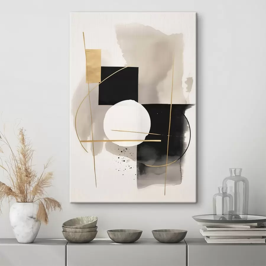 murales de pared Abstracciones con formas s46573