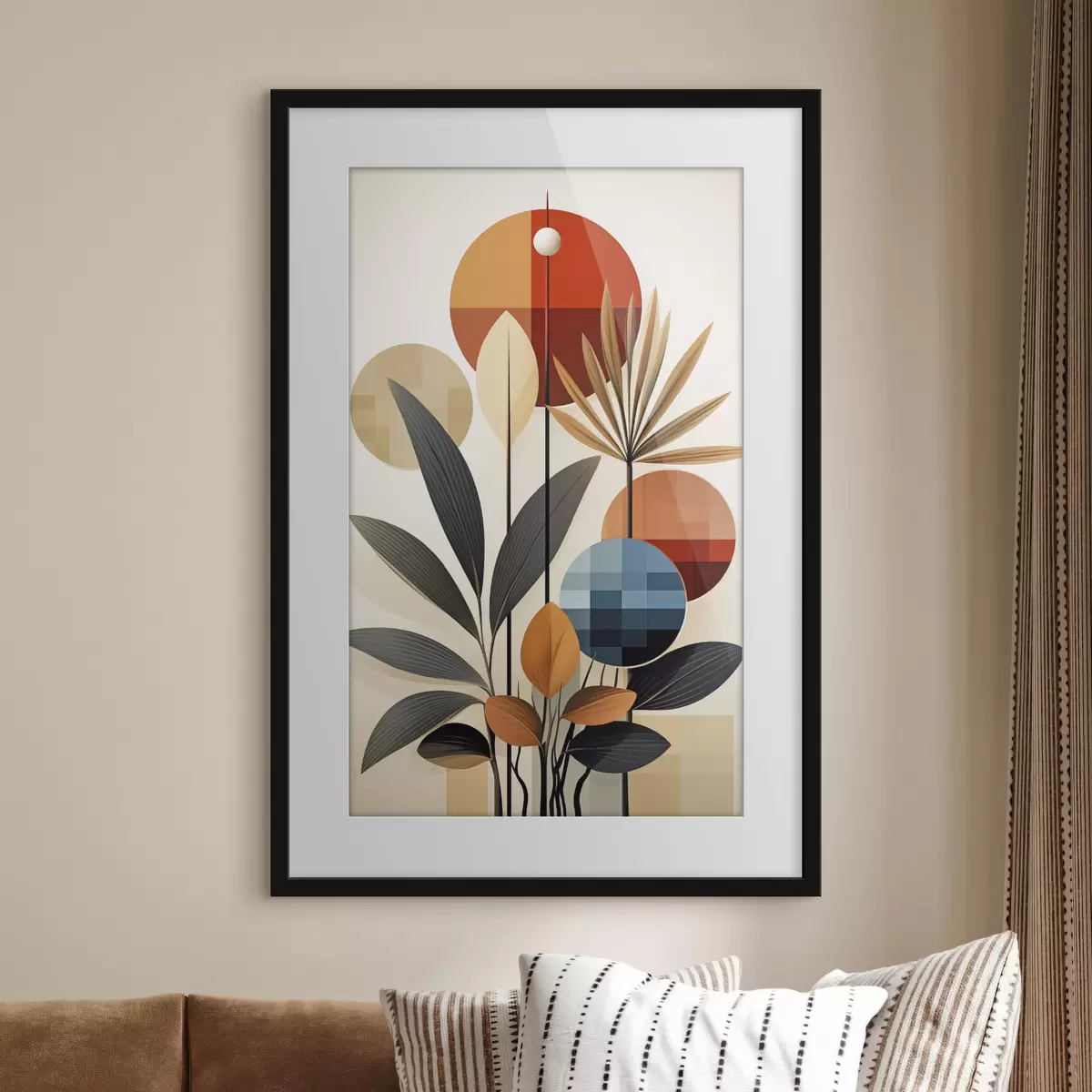 Poster Plantas geométricas abstractas f46576