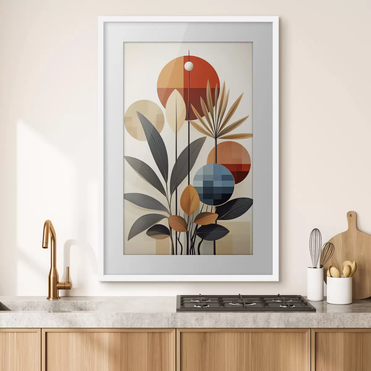 Poster Plantas geométricas abstractas f46576