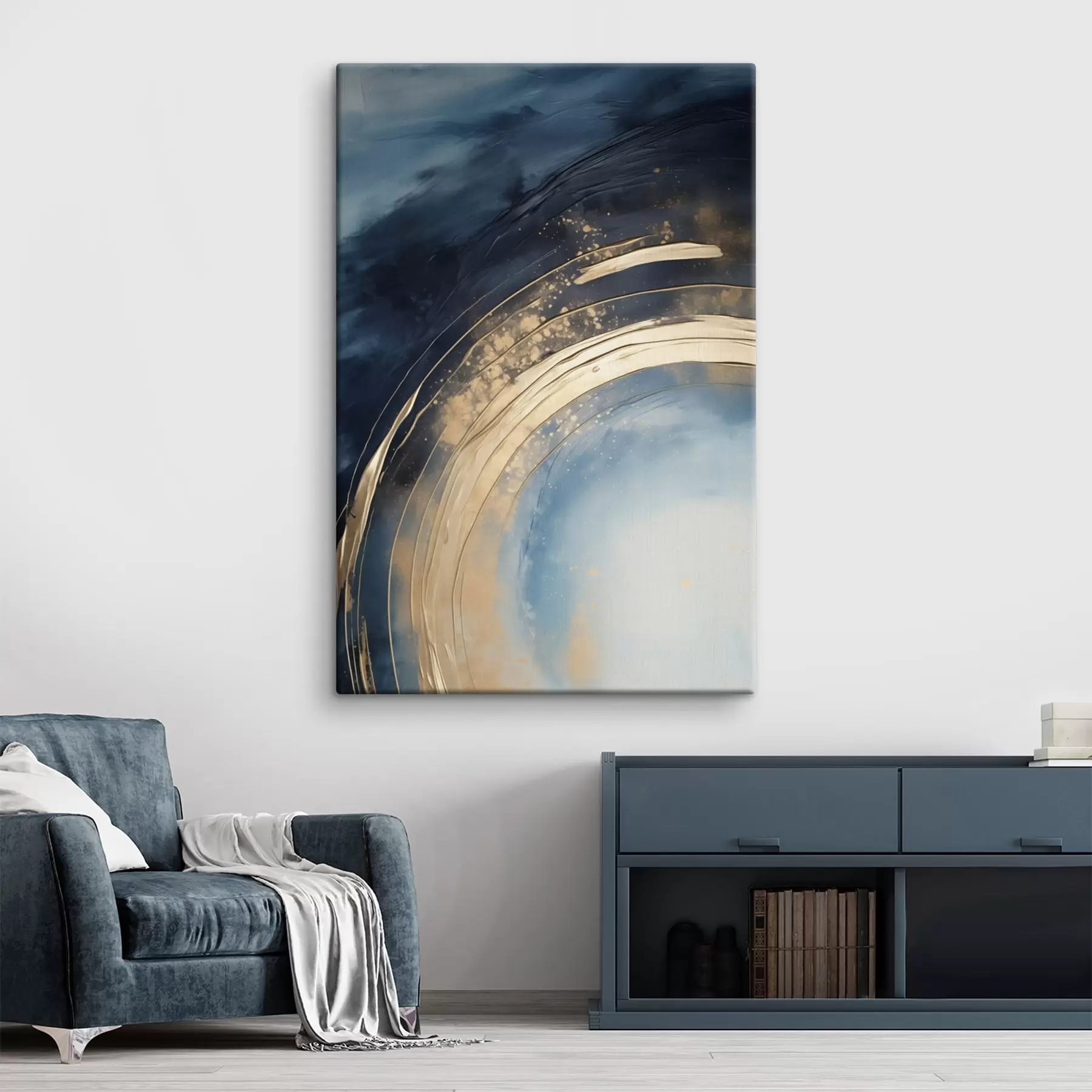 murales de pared Anillo amplio con centro claro y esmalte moteado s46488