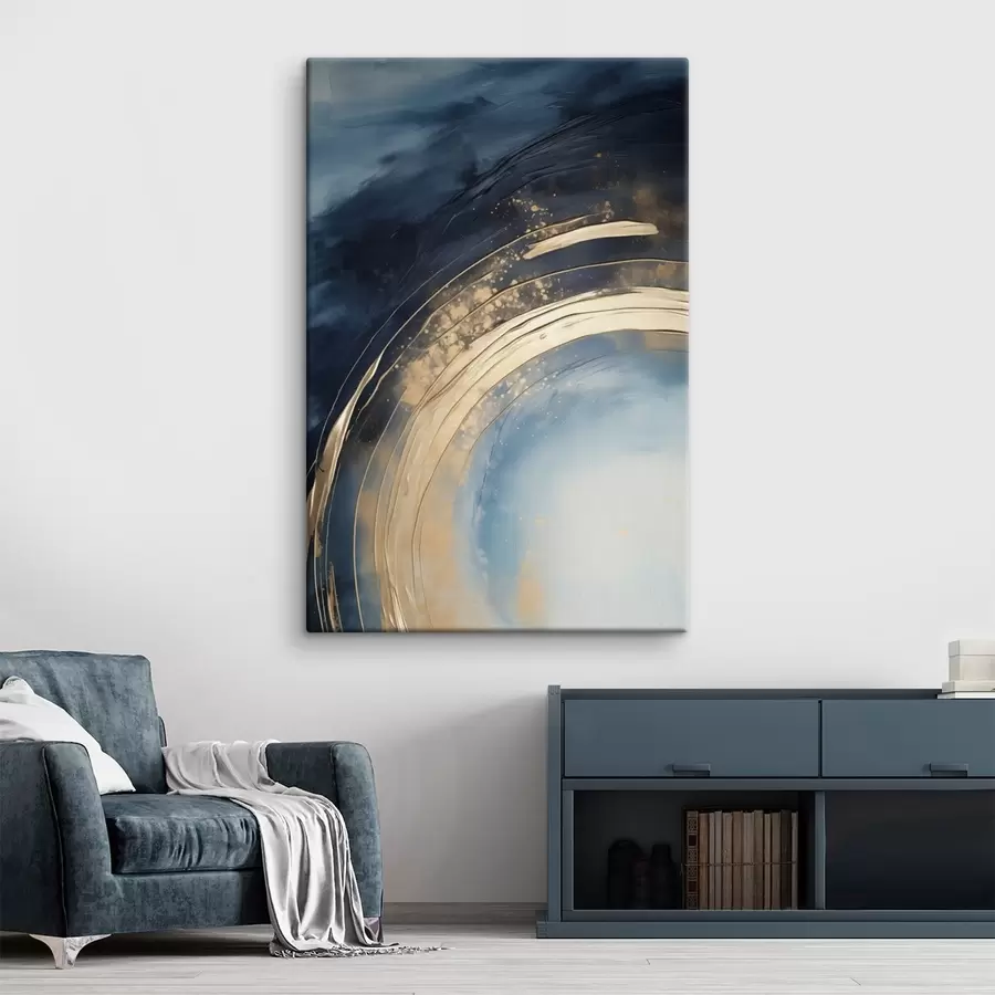 murales de pared Anillo amplio con centro claro y esmalte moteado s46488