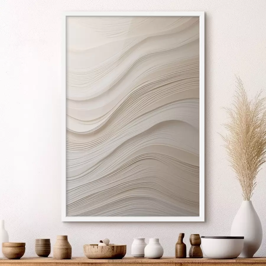 murales de pared Ondas de arena serena f46484
