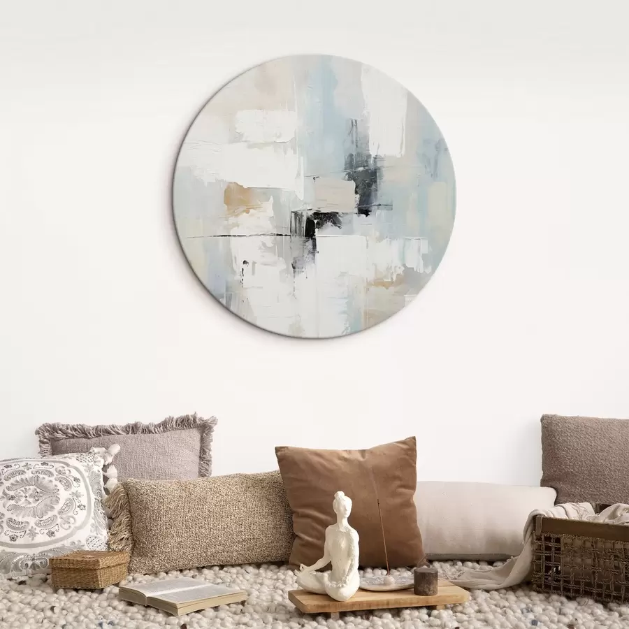 murales de pared Abstracto en tonos claros con un toque negro r46548