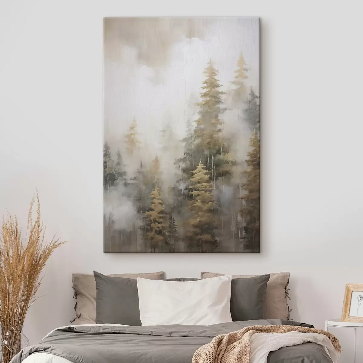 murales de pared Imitación forestal de pintura s46672