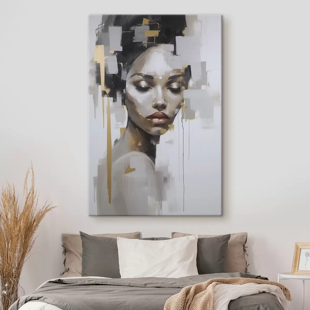 murales de pared Retrato abstracto s46676