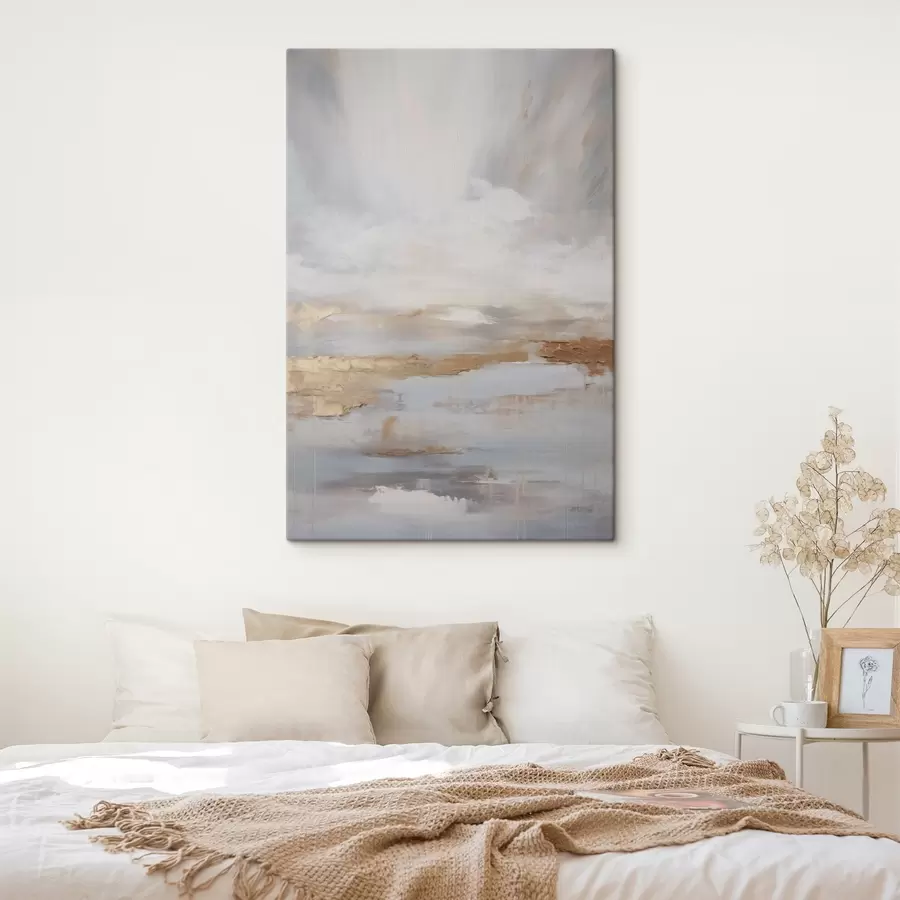 murales de pared Composición abstracta imitación de pintura s46678