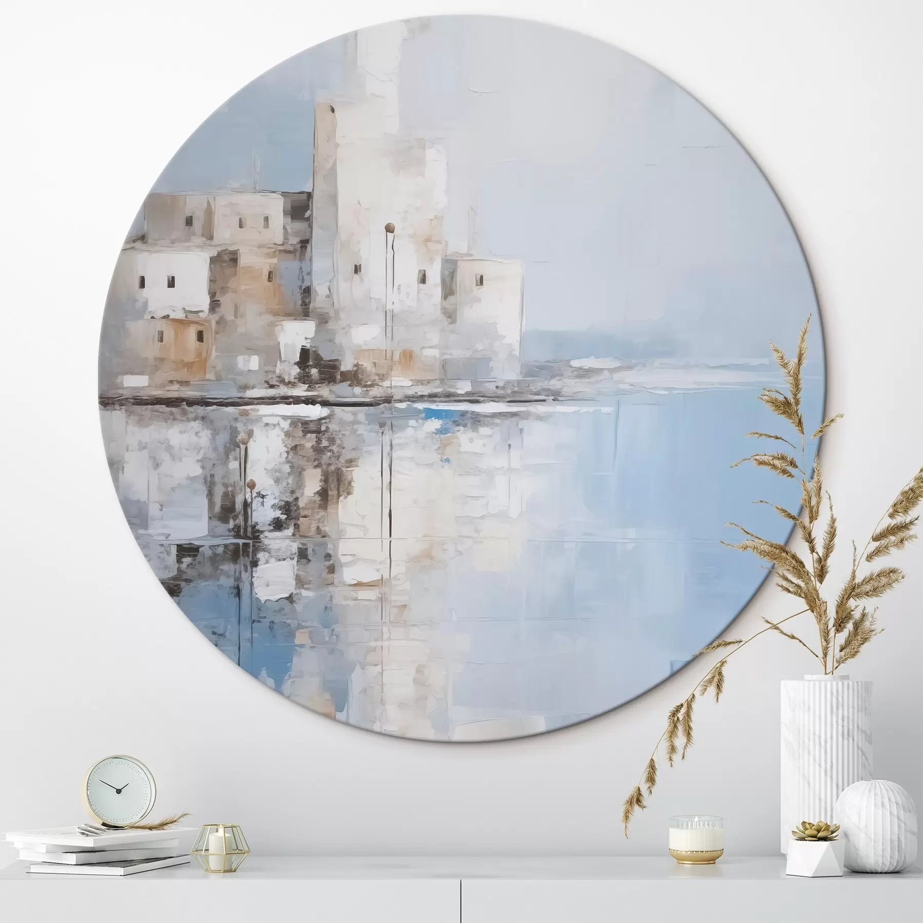 murales de pared Imitación abstracta de un paisaje pintado r46674