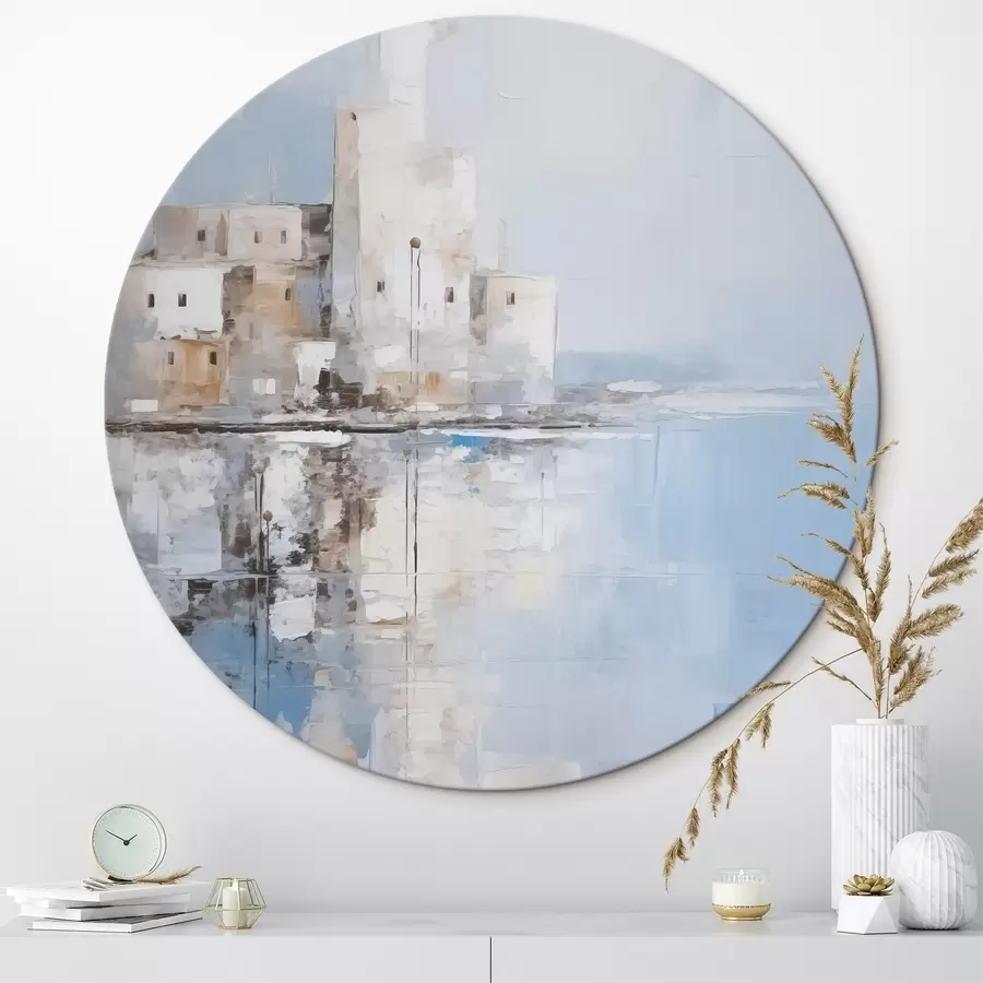 murales de pared Imitación abstracta de un paisaje pintado r46674