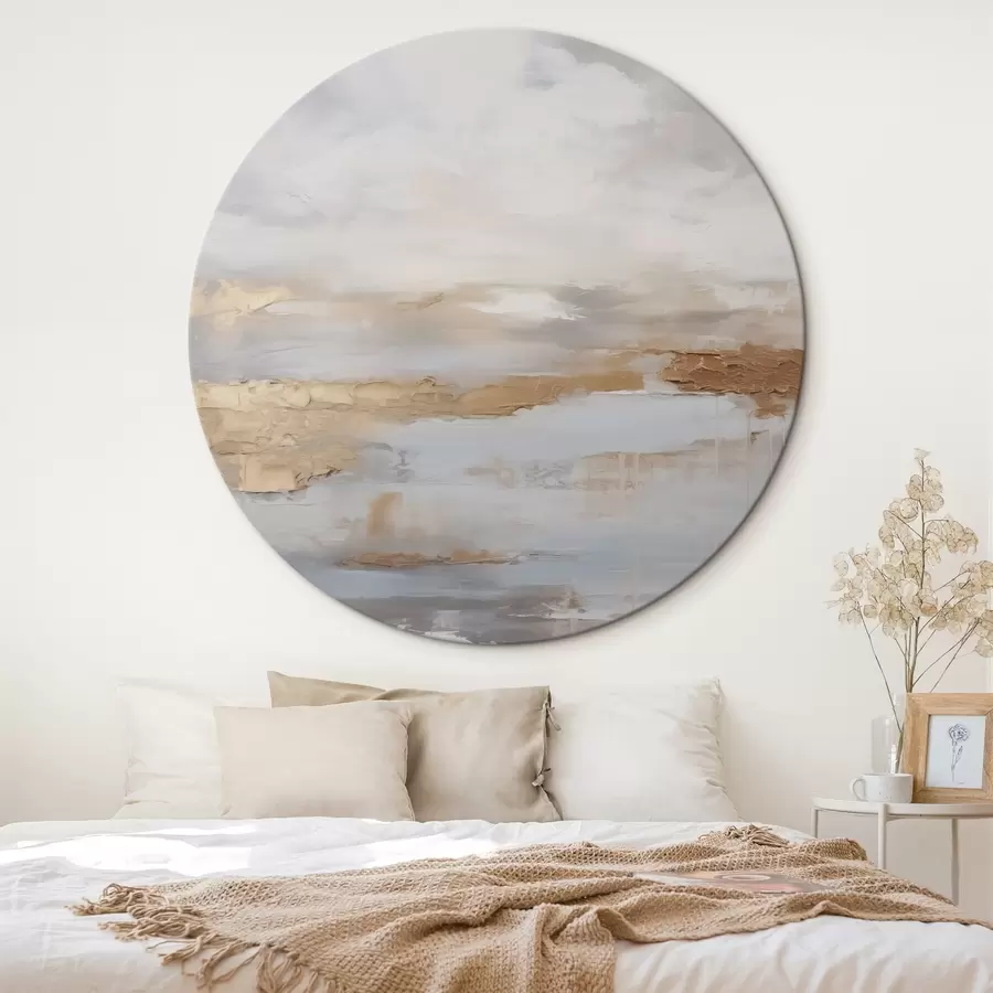 murales de pared Composición abstracta imitación de pintura r46678