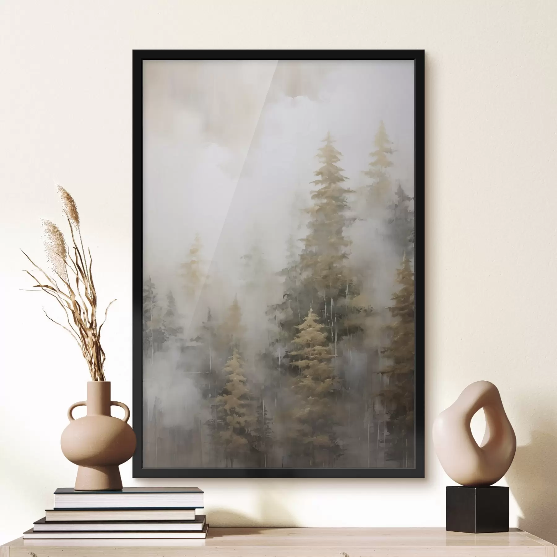 murales de pared Imitación forestal de pintura f46672