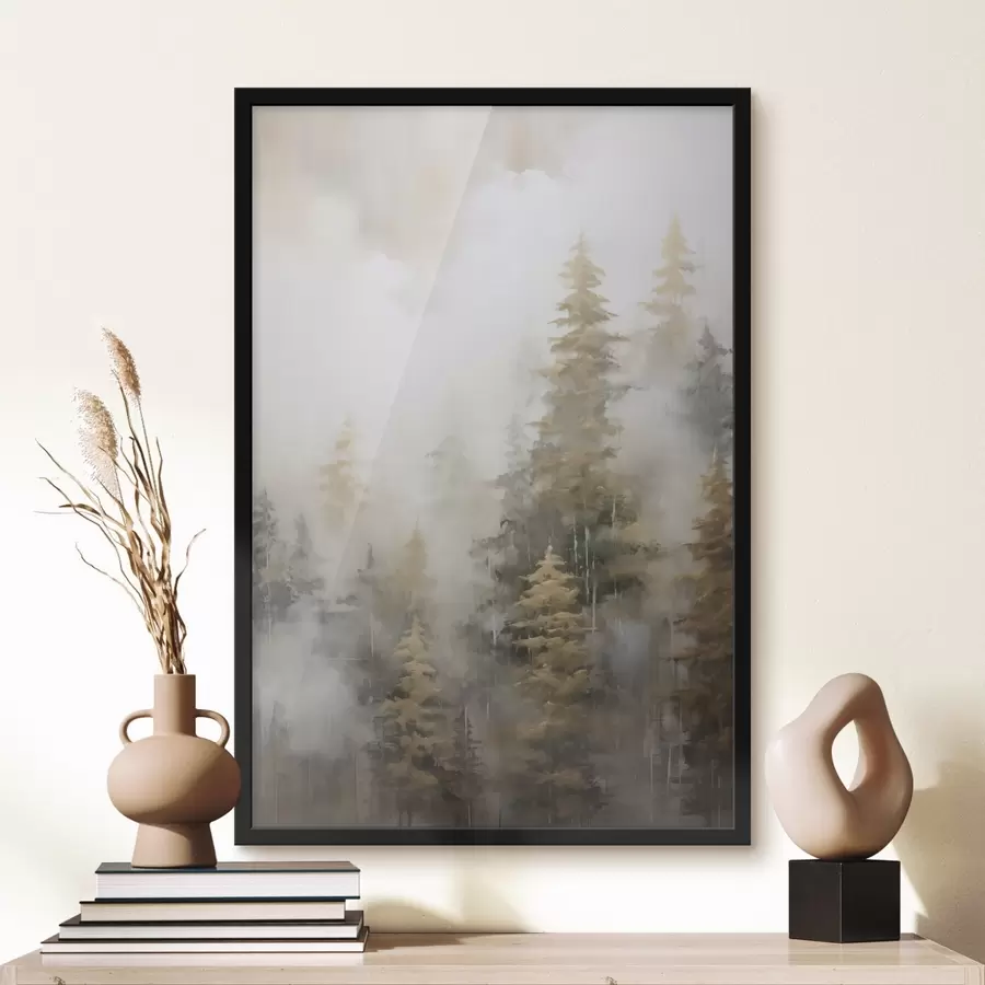 murales de pared Imitación forestal de pintura f46672