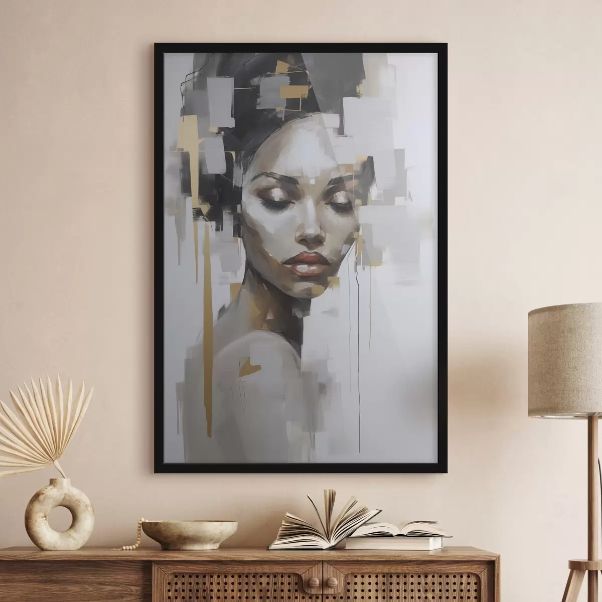 Poster Retrato abstracto f46676