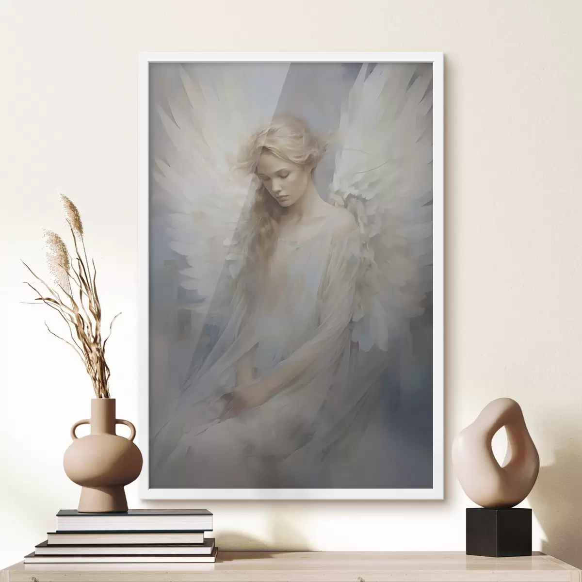 Poster Abstracción angelical f46681