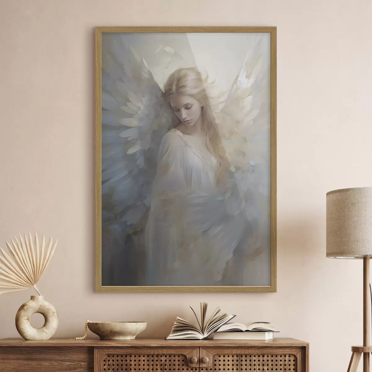 Poster Imitacion de pintura abstracta de angel f46682