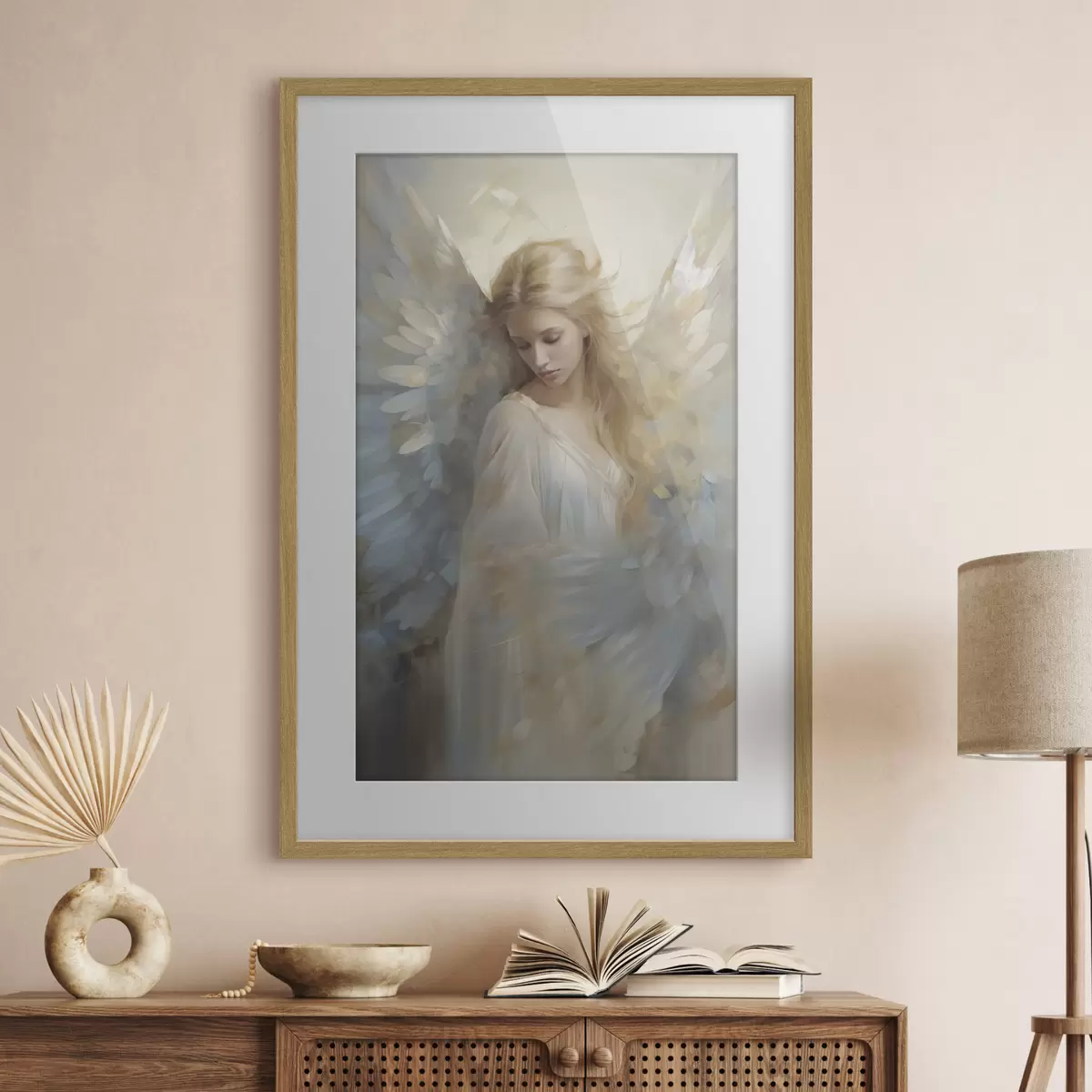 Poster Imitacion de pintura abstracta de angel f46682