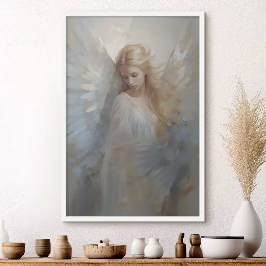 murales de pared Imitacion de pintura abstracta de angel f46682