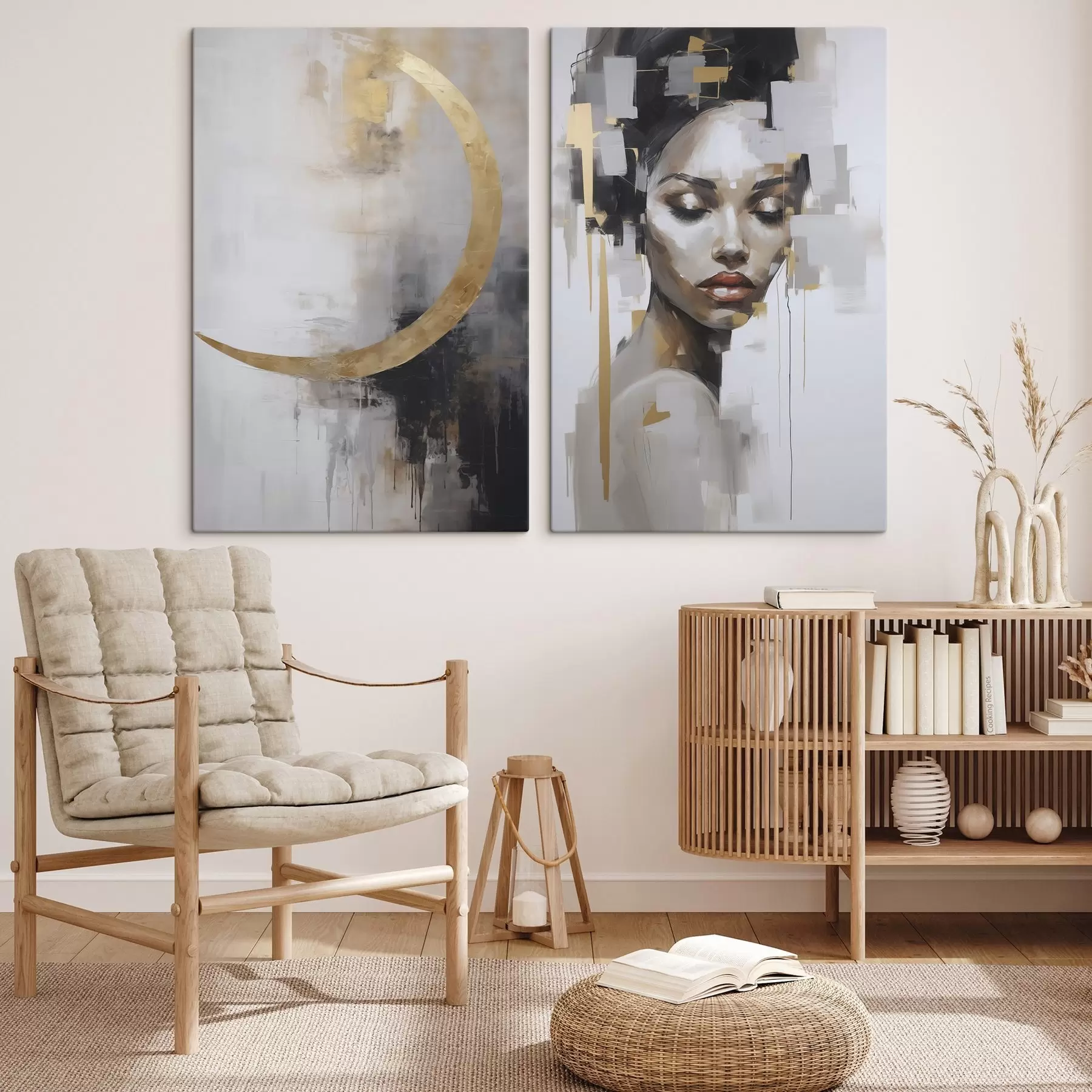 murales de pared Abstracción imitación de la pintura m00998