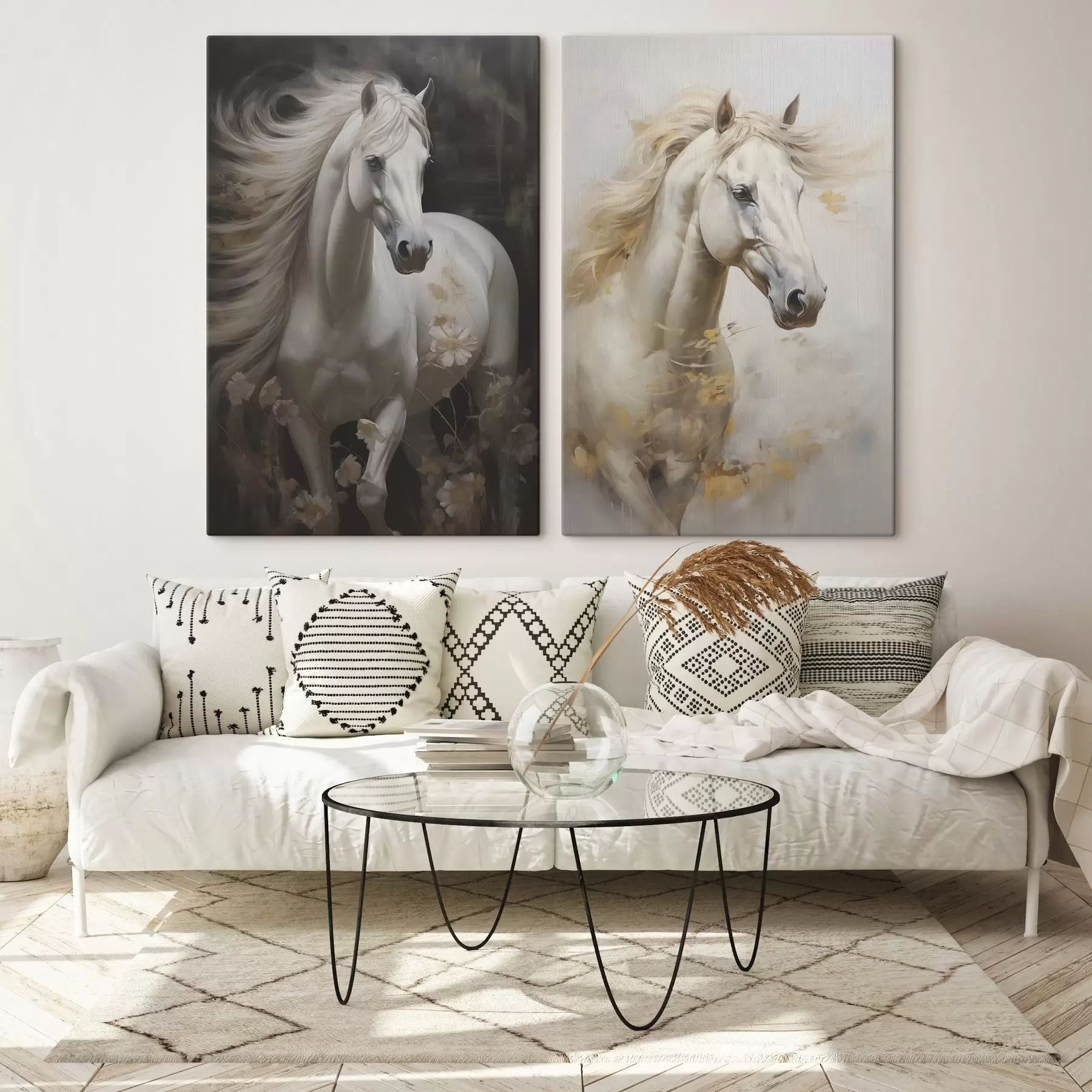 murales de pared Imitación de pintura de caballo m01000