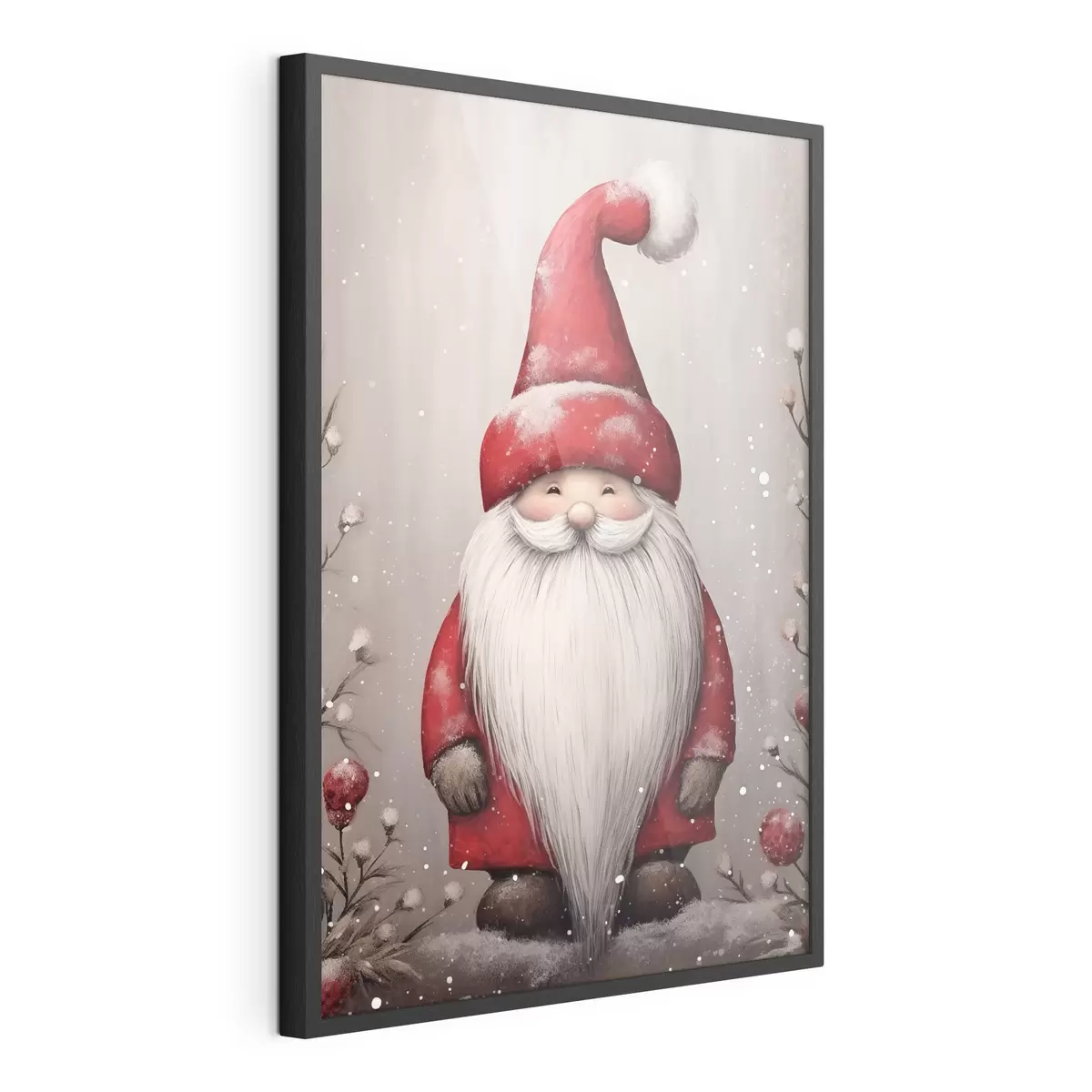 Poster Gnomo navideño con barba larga f46620