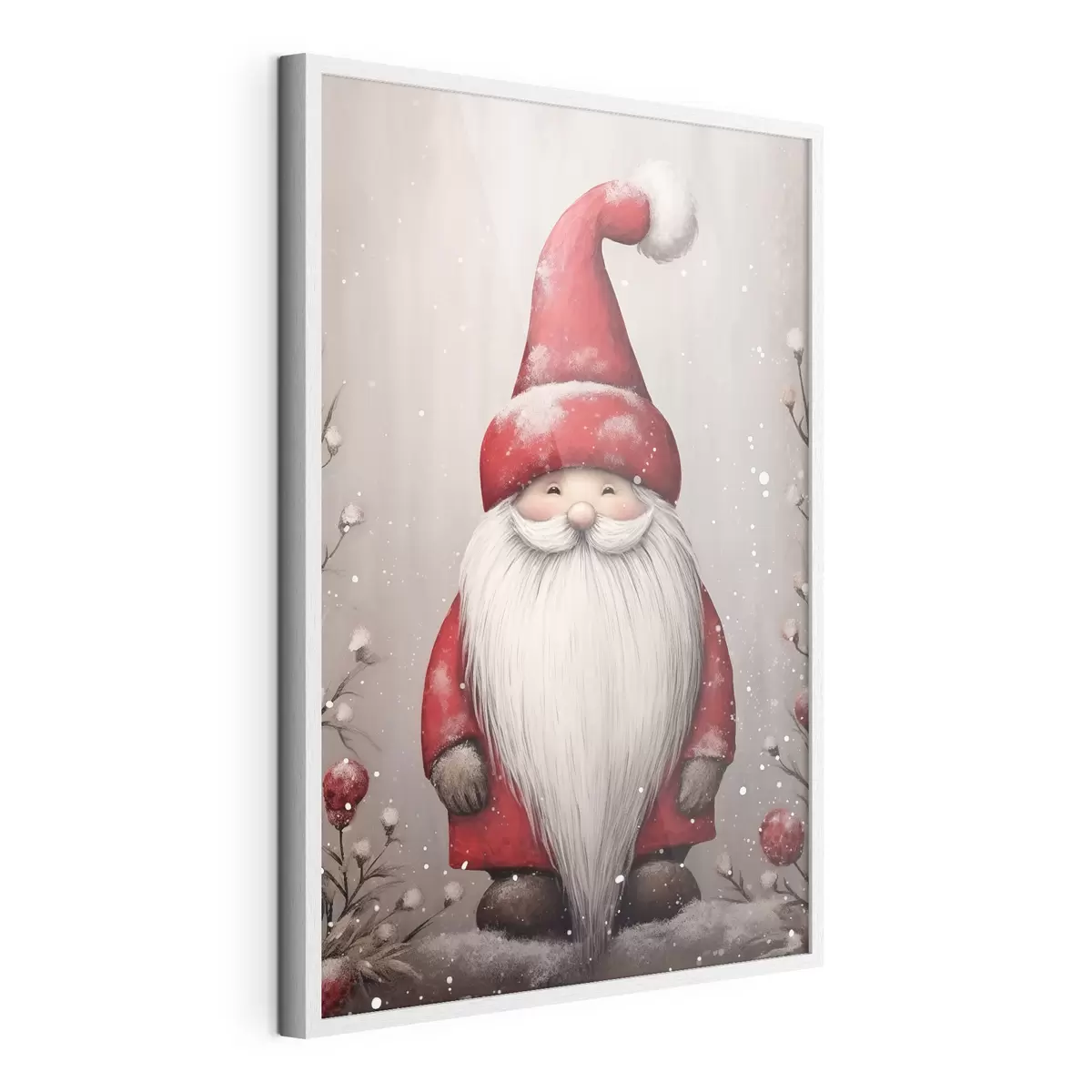Poster Gnomo navideño con barba larga f46620