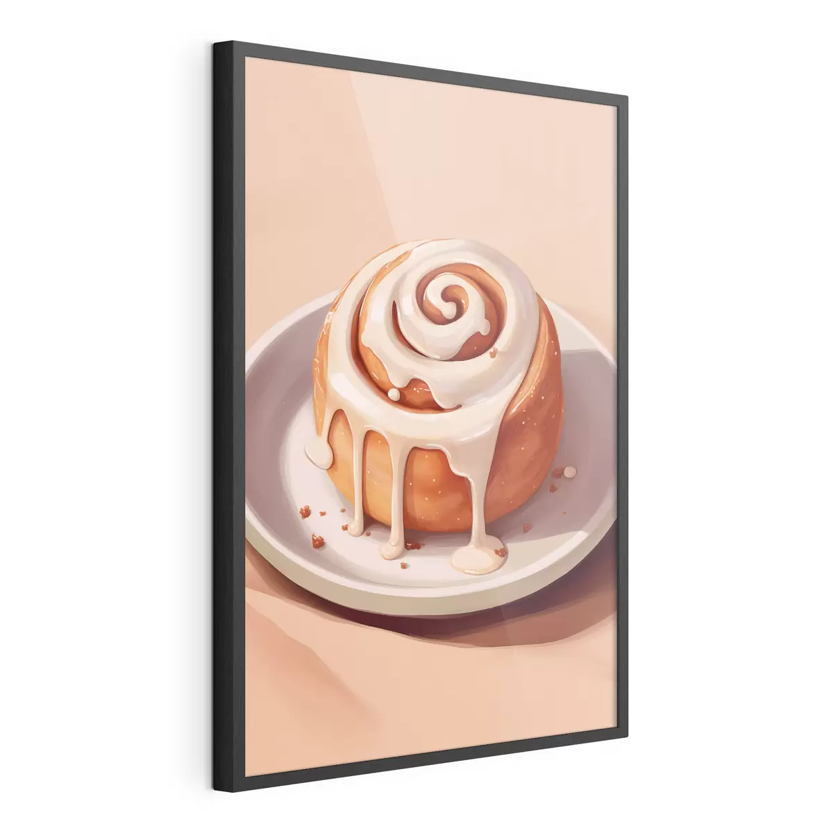 Poster Rollito de canela con glaseado de nata f46624