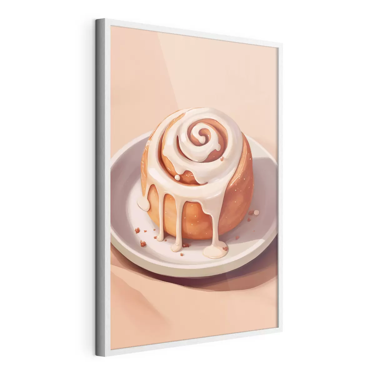 Poster Rollito de canela con glaseado de nata f46624
