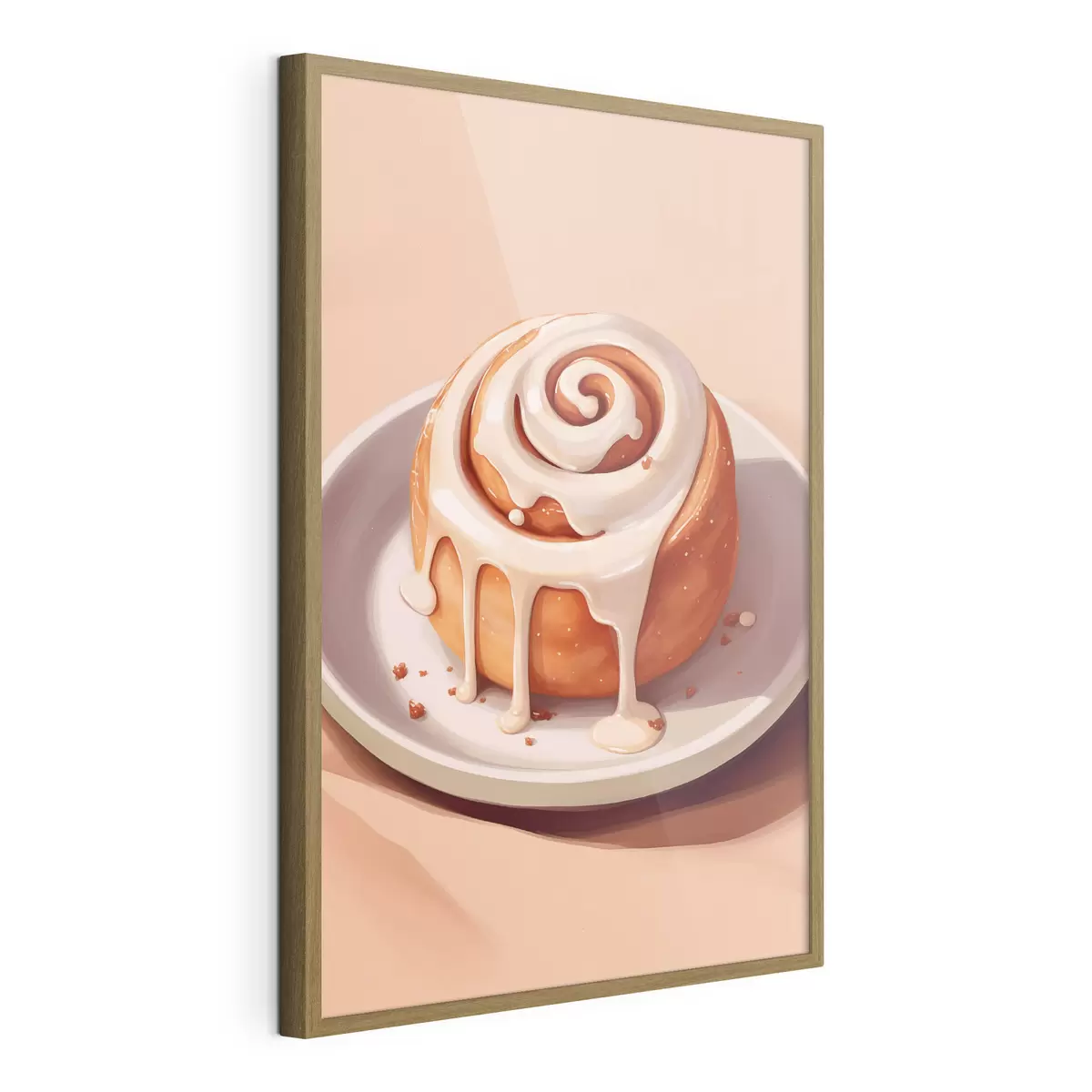 Poster Rollito de canela con glaseado de nata f46624