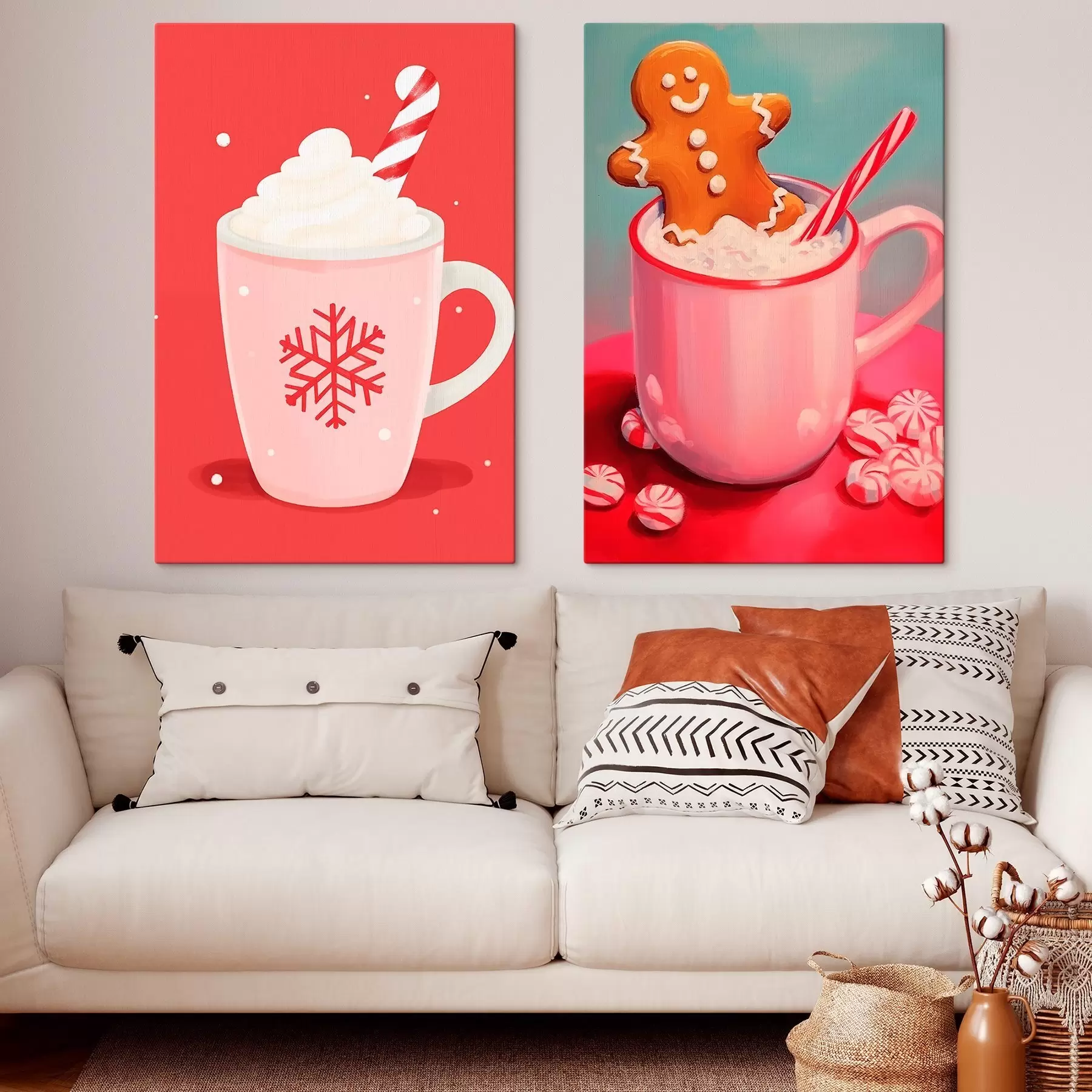 murales de pared Ambiente navideño m00977