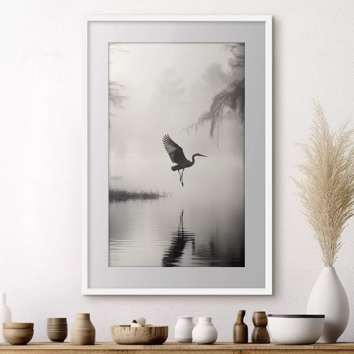 Poster Vuelo de la garza f46694