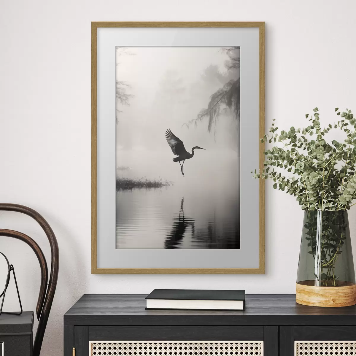 Poster Vuelo de la garza f46694