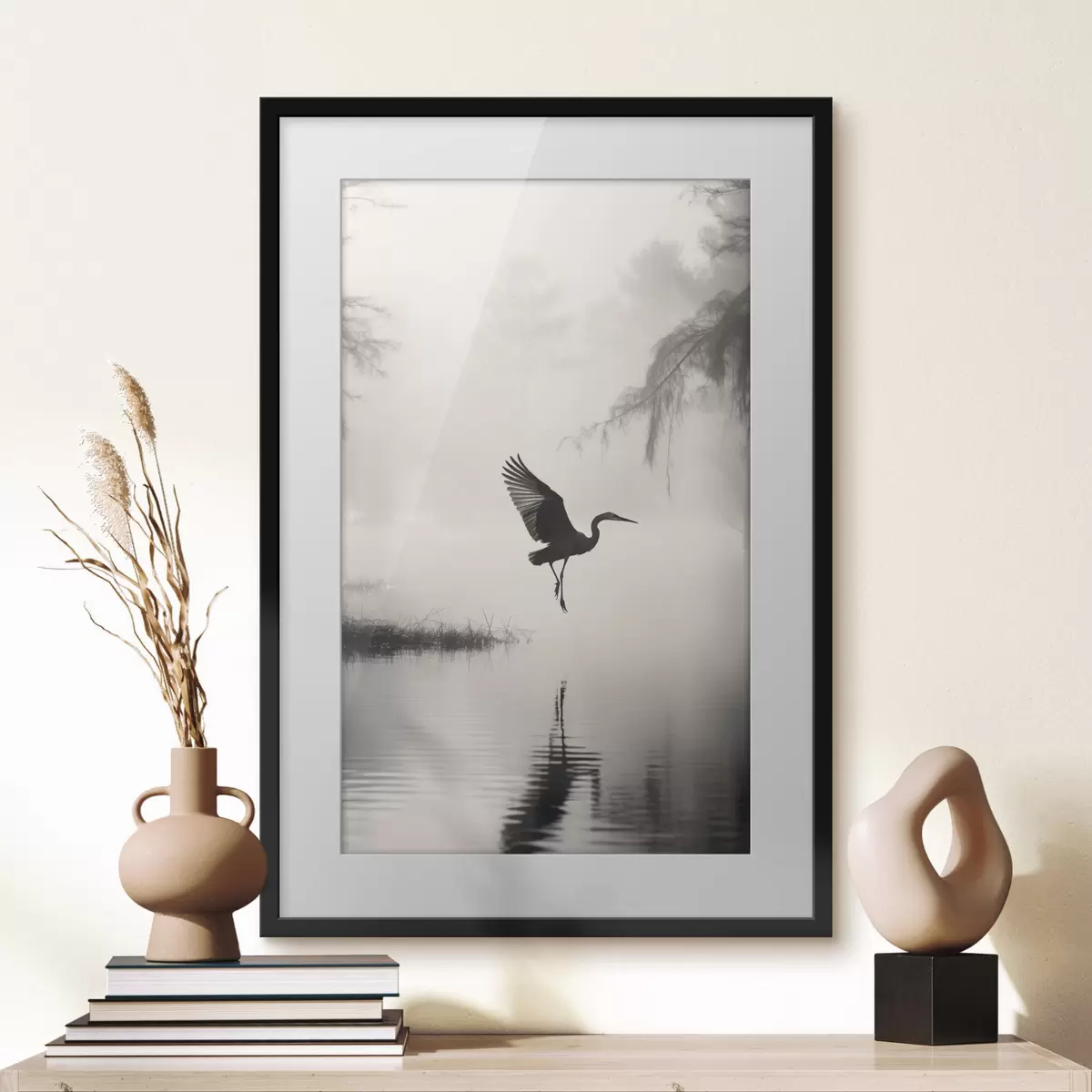 Poster Vuelo de la garza f46694