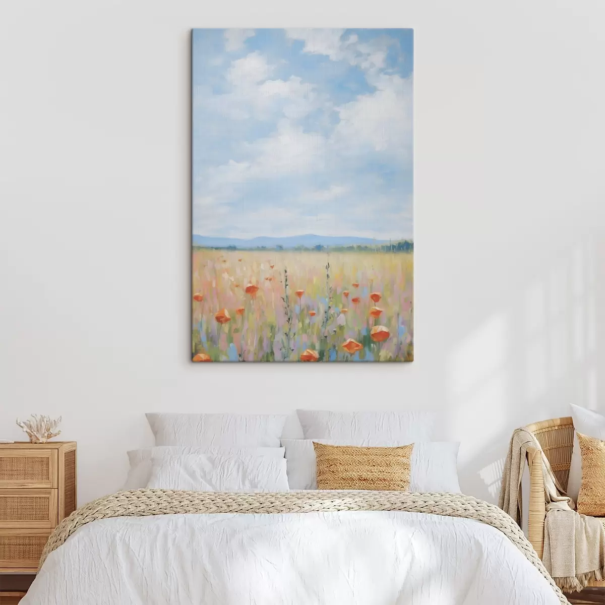 murales de pared Pintura de imitación de campo s46715