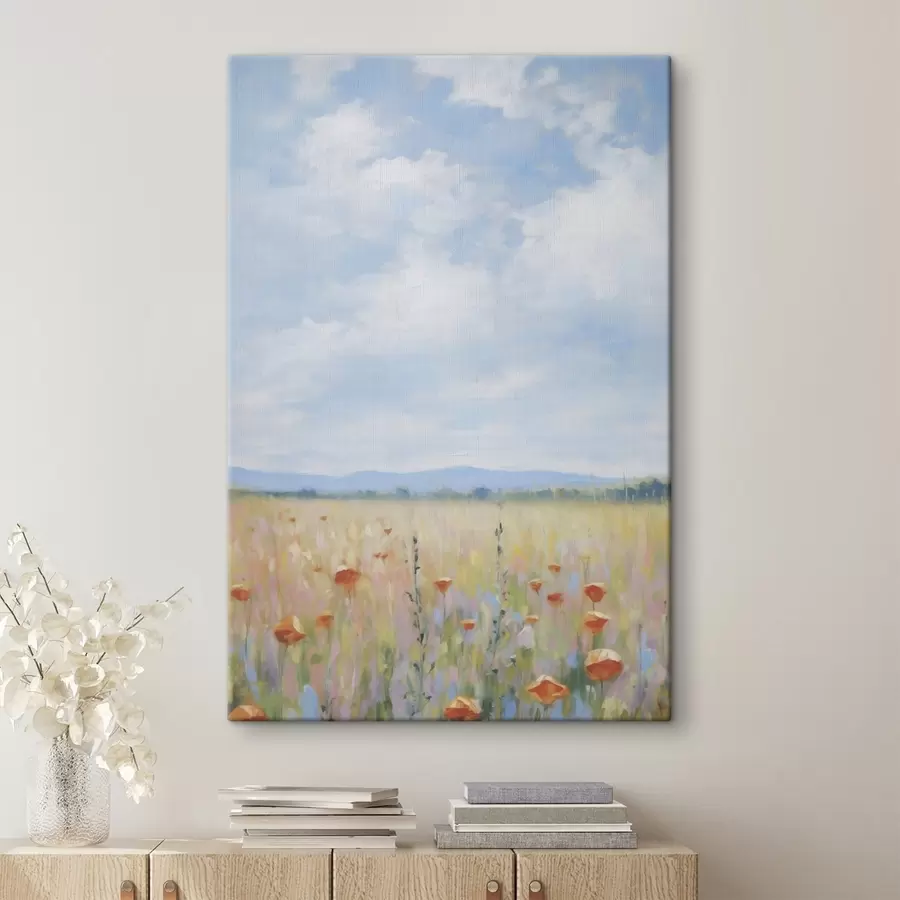 murales de pared Pintura de imitación de campo s46715