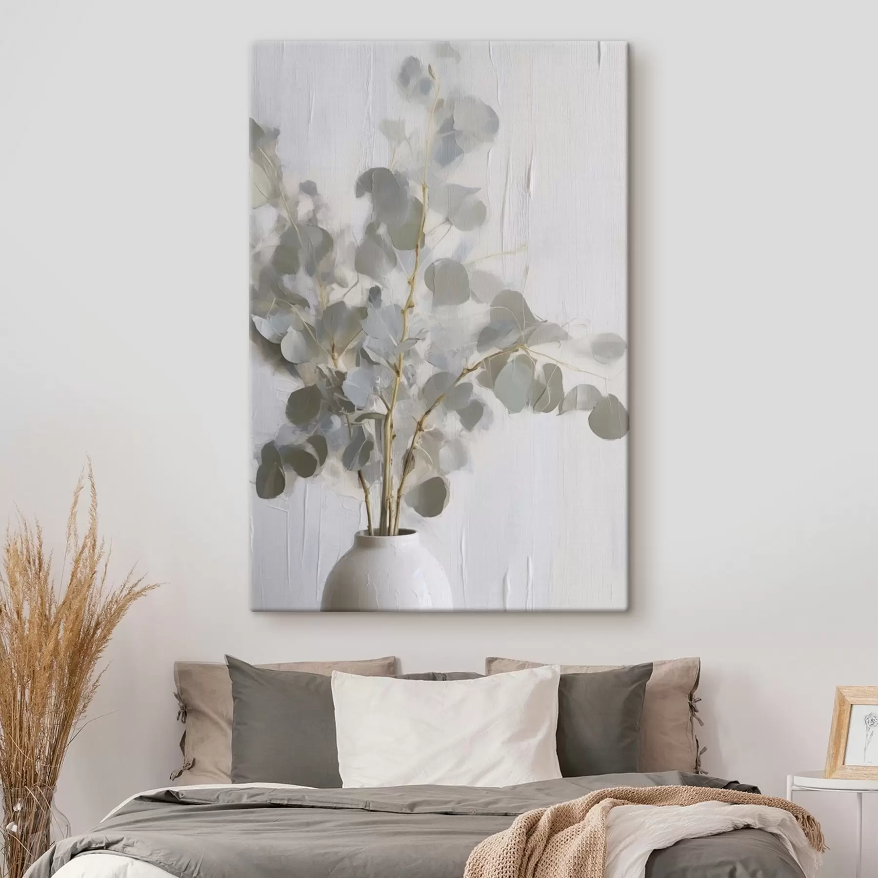 murales de pared Pintura imitación de ramitas en un jarrón s46719