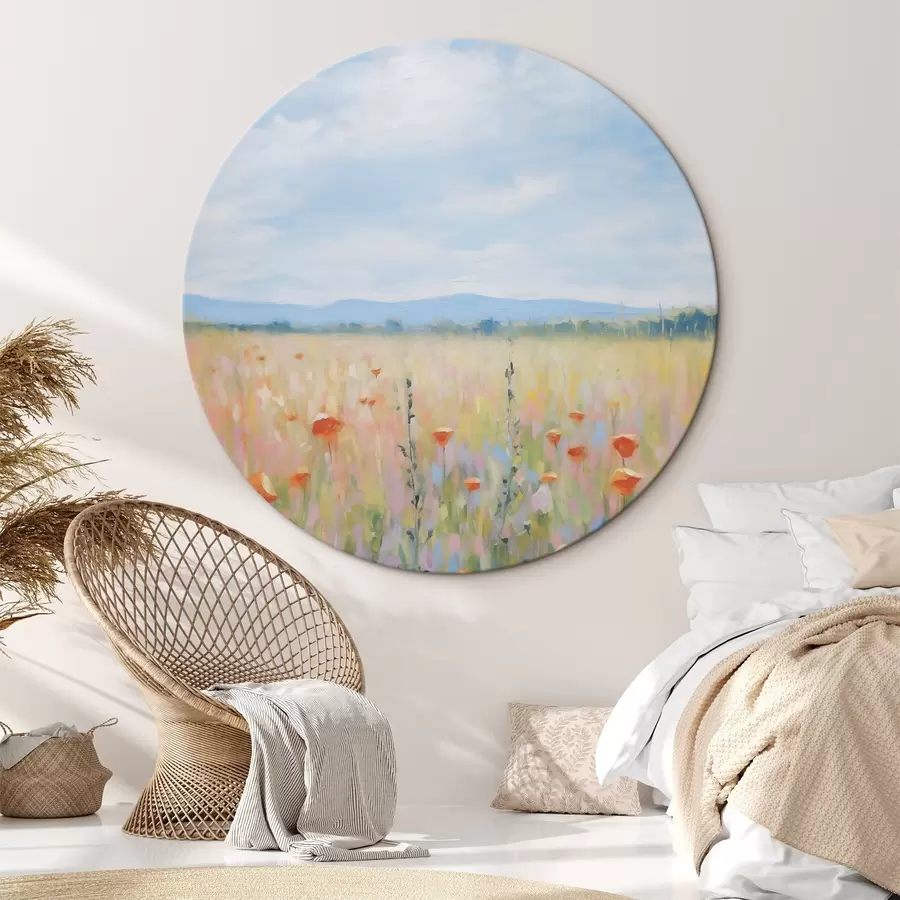 murales de pared Pintura de imitación de campo r46715