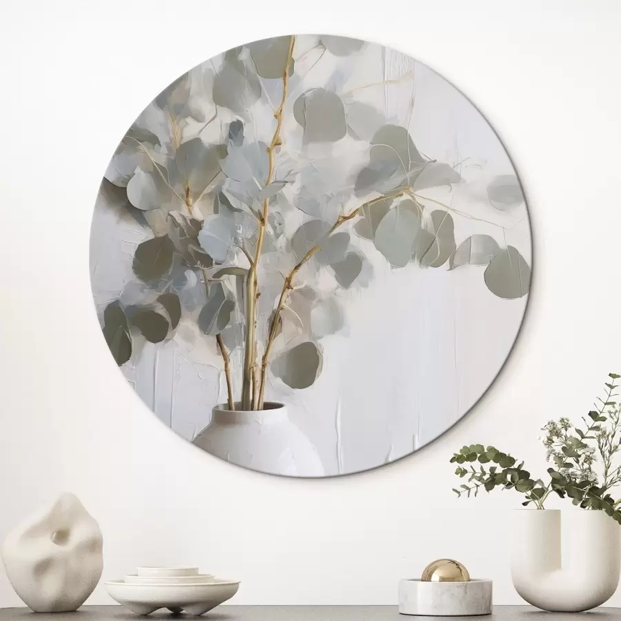 murales de pared Pintura imitación de ramitas en un jarrón r46719