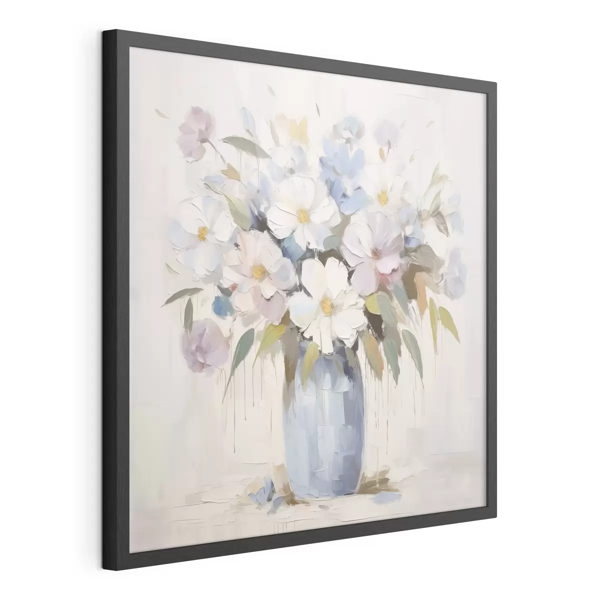 Poster Flores en un jarrón, pintura de imitación f46714