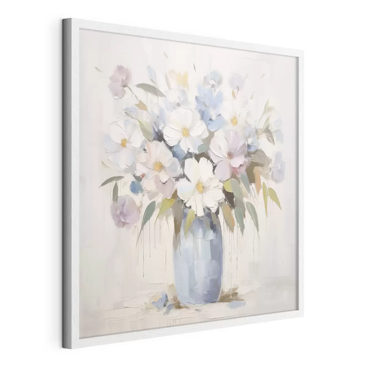 Poster Flores en un jarrón, pintura de imitación f46714