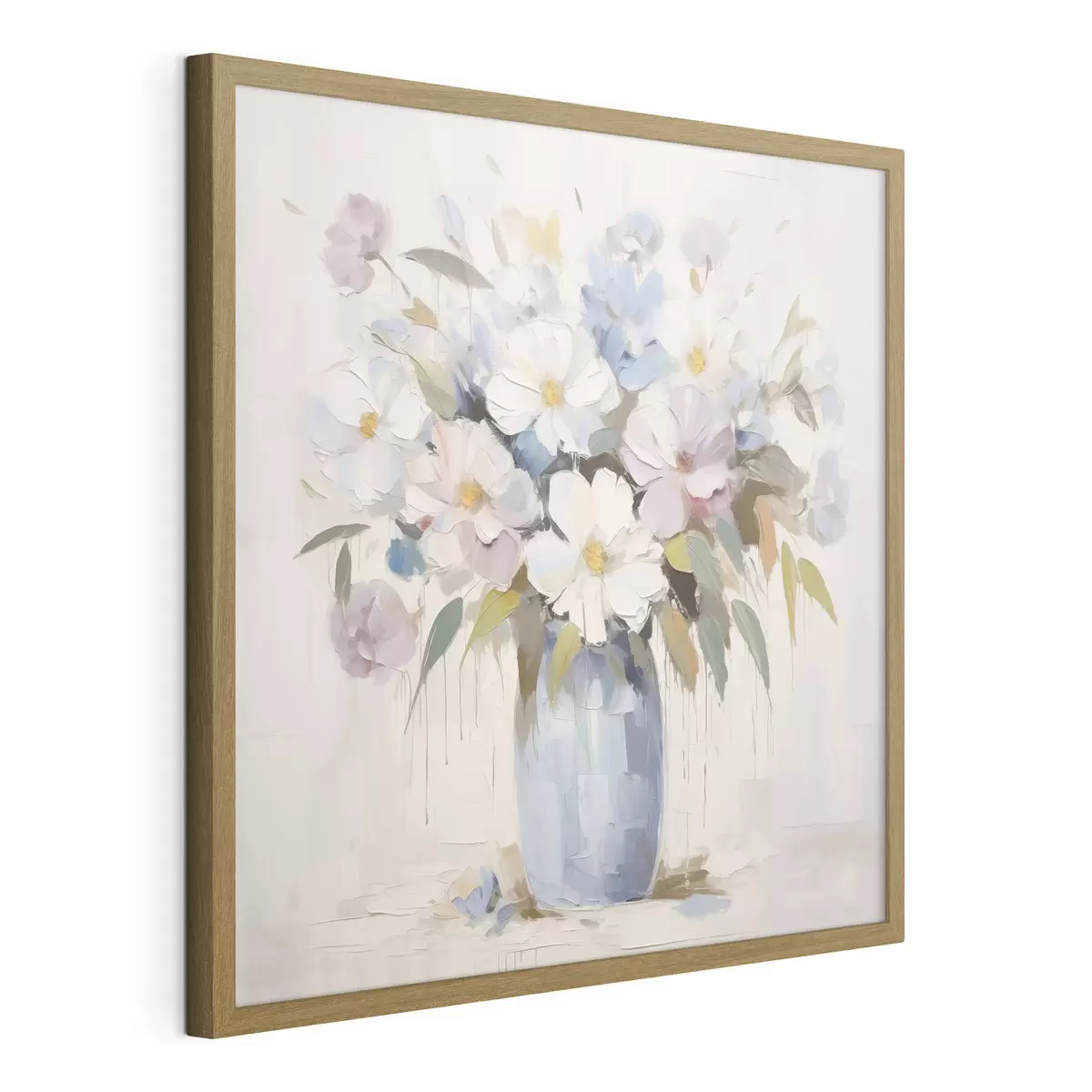 Poster Flores en un jarrón, pintura de imitación f46714
